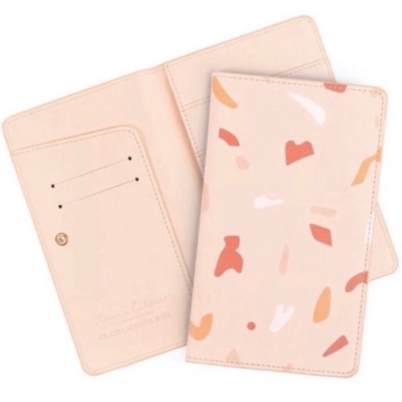 Glass Ladder & Co. Handbags - NWT Glass Ladder & Co. Terrazzo Travel Wallet